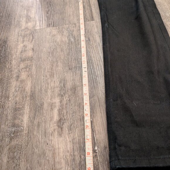 Naked & Famous Selvedge Jeans Men's 29x34 Black Weird Guy Sumi Ink Coated Japan - Picture 4 of 9